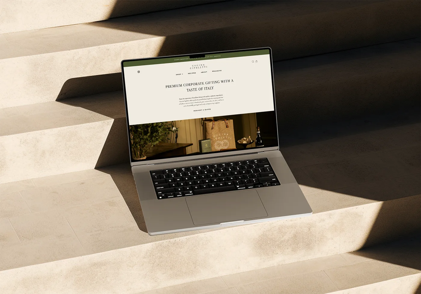 Cucina Cipoletti — corporate gifting page