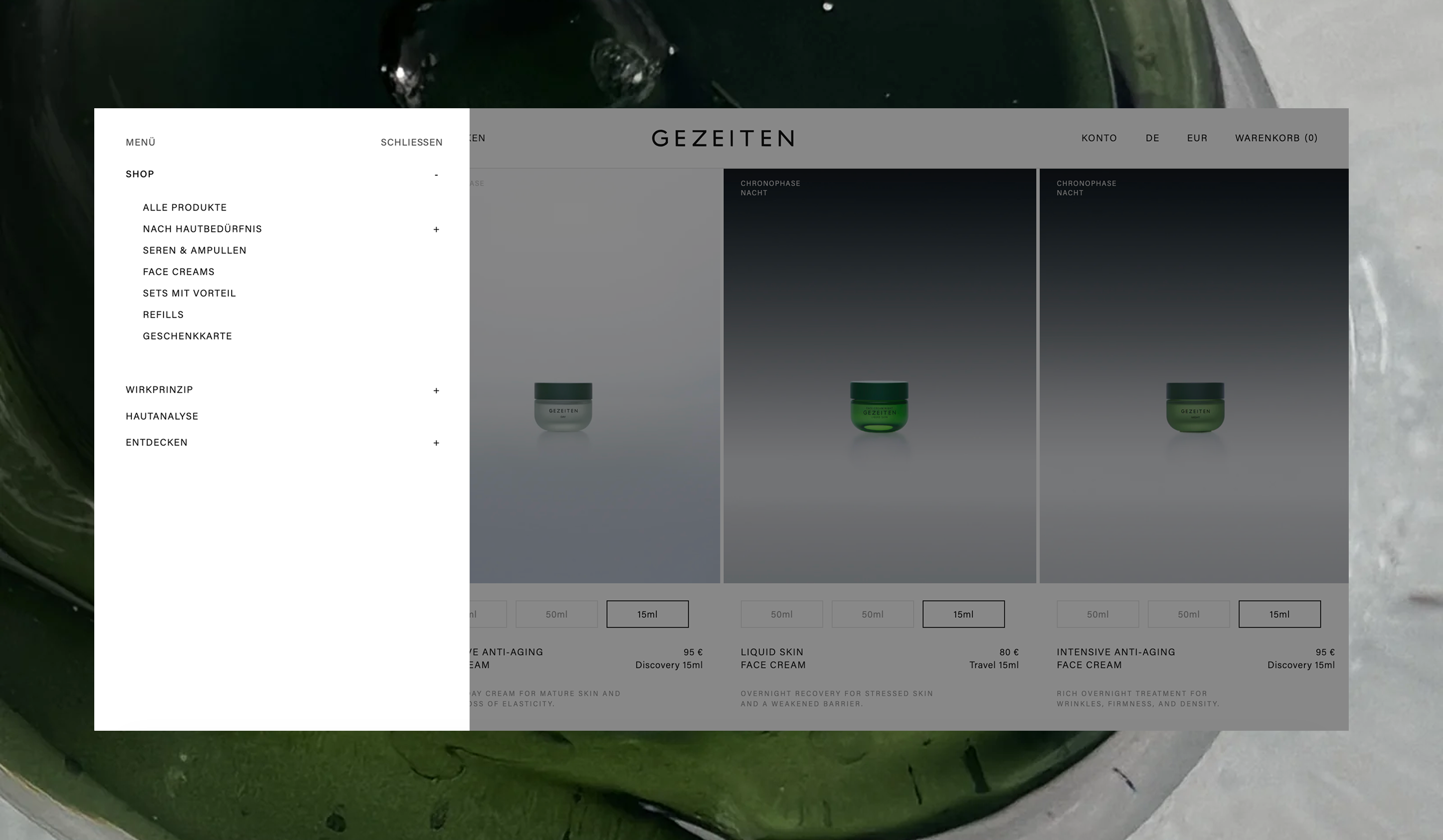 GEZEITEN packaging detail