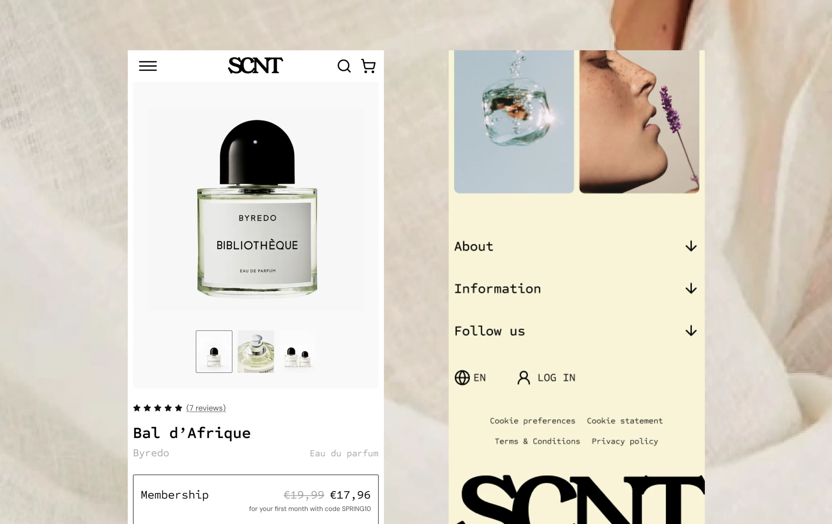 SCNT — fragrance discovery